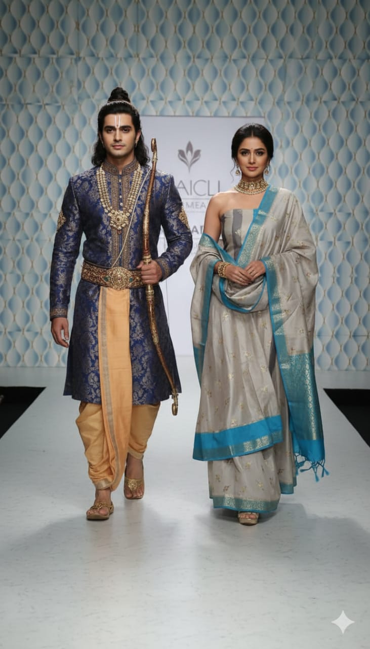 Pure banarsi chanderi silk suit piece